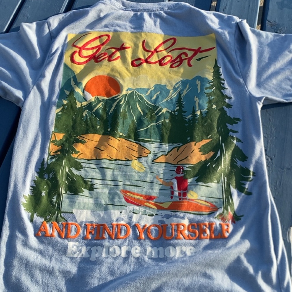 Adventure Graphic Tee - Blue